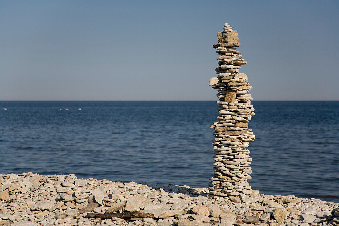 Stone Tower on the Beach, Estonia