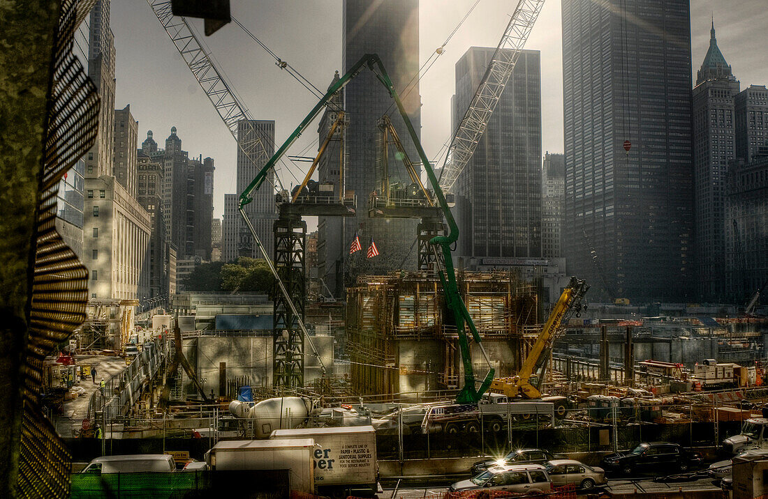 Rebuilding From Ground Zero in New York City, New York, NY, USA