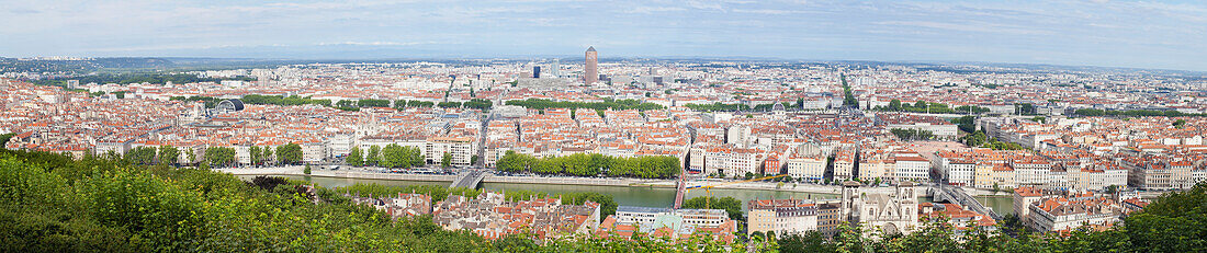 Panoramic View of City, France