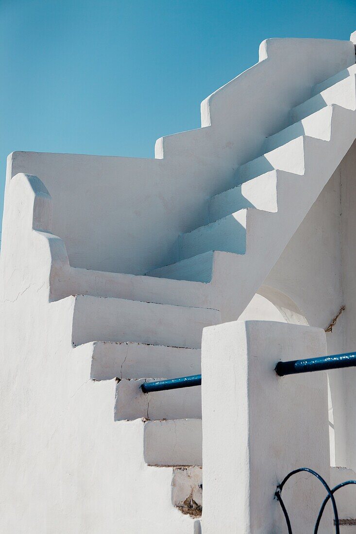 Stairs in Folegandros island, The Cyclades, Greece