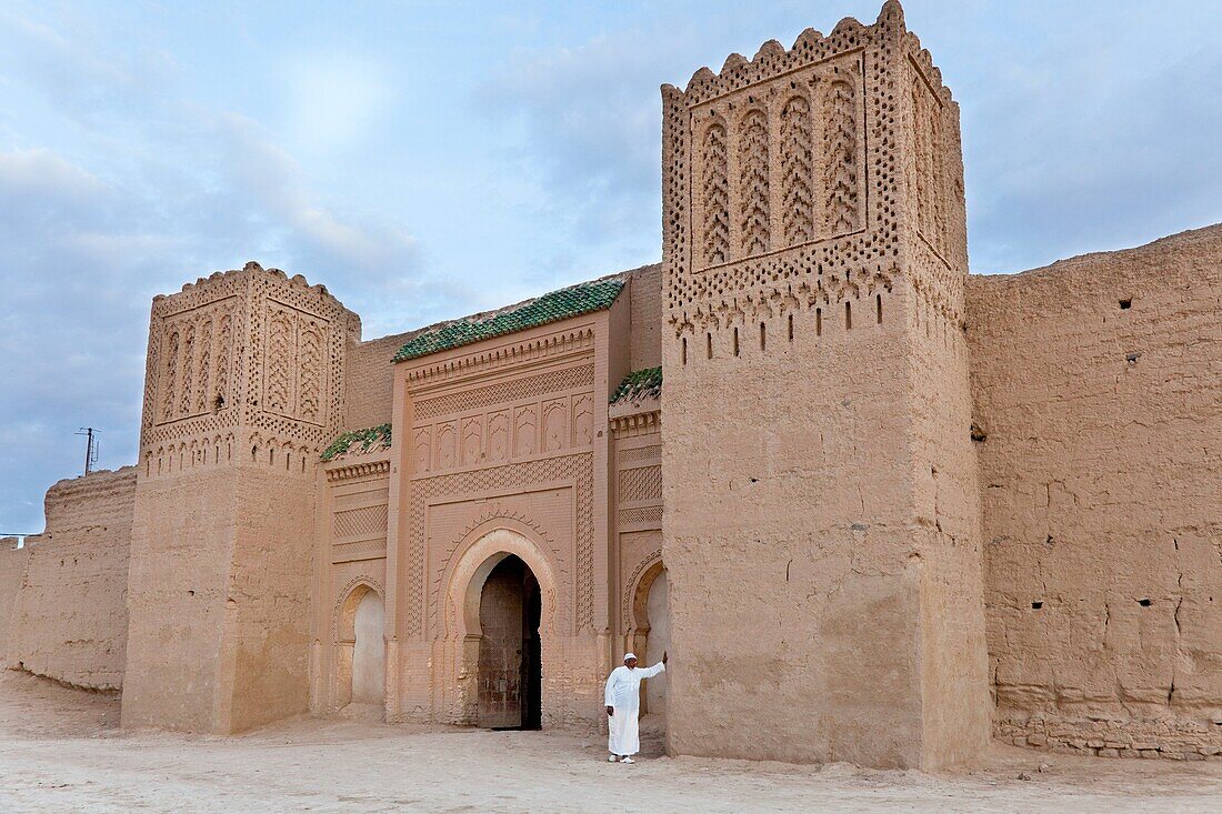 The gates and shrine of Moulay Ali Sharif in Rissani, Morocco