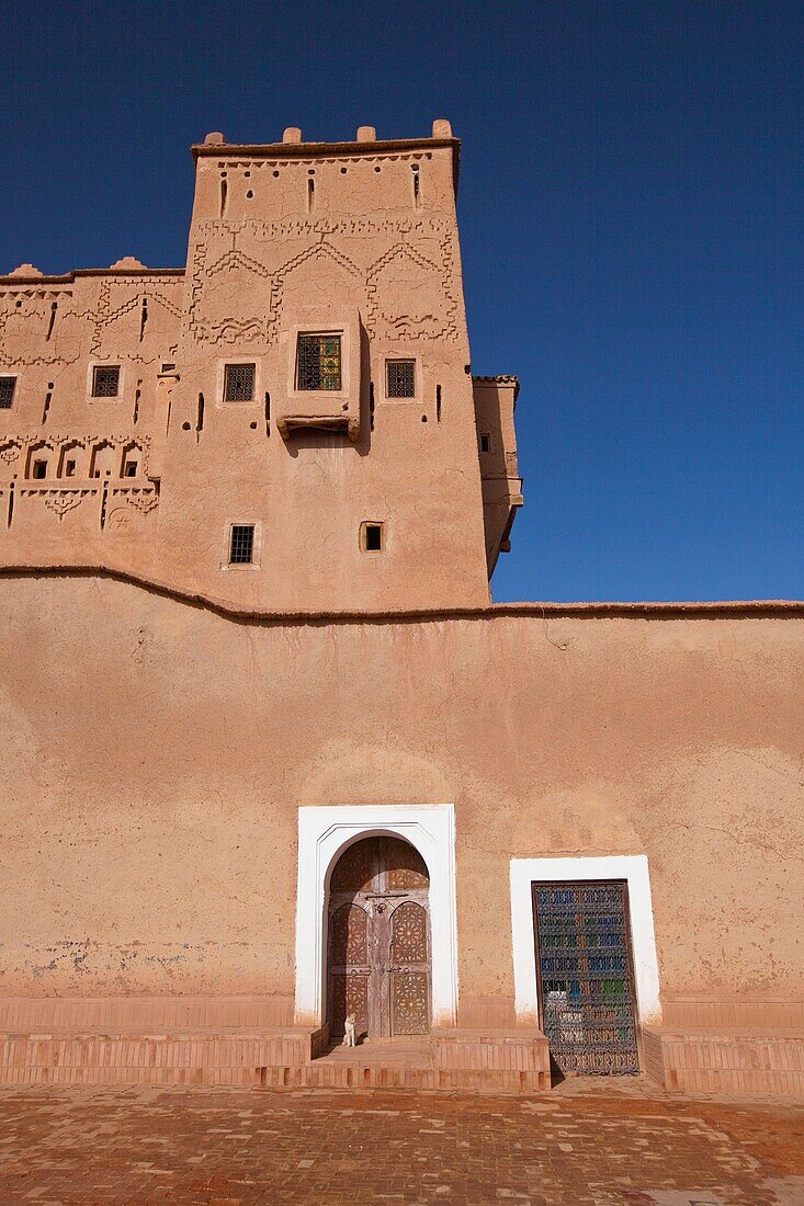 Exterior of the Taourit Casbah near Ourzazate, Morocco