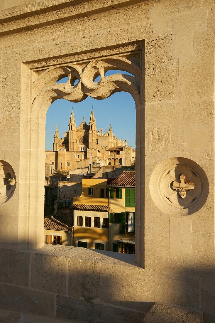 La Seu, Cathedral of Majorca, from the auction, The Llotja, XV Century, Palma Mallorca Balearic Islands Spain