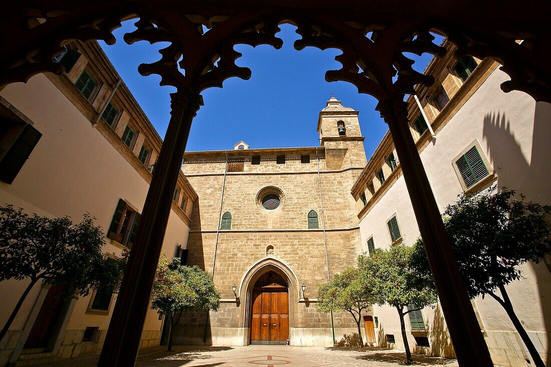 Church Anunciació, Esglesia de la Sang, XV Century, Palma Mallorca, Balearic Islands, Spain