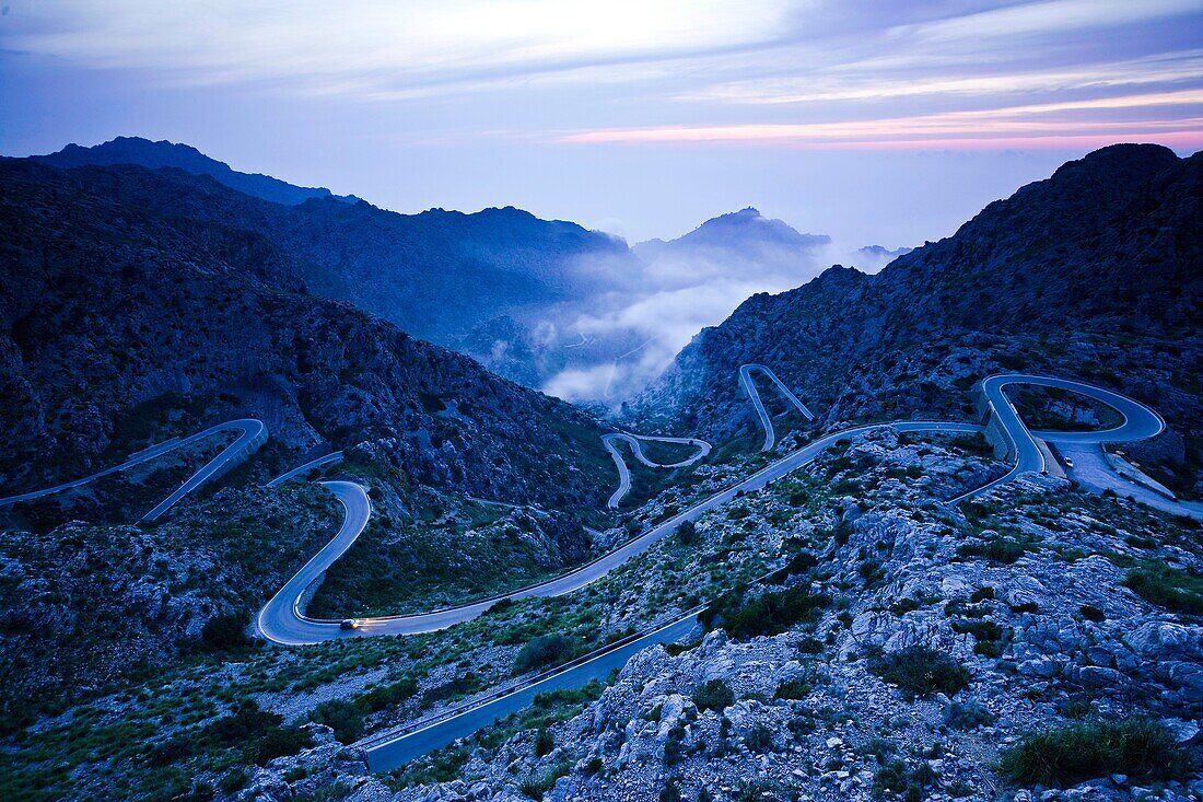 Sa Calobra Escorca Sierra de Tramuntana Mallorca Balearische Inseln Spanien