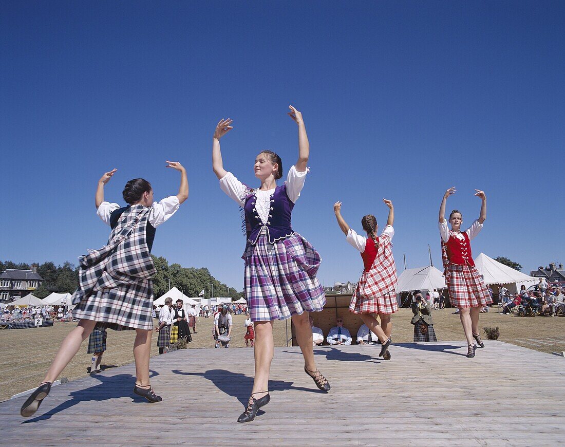 Highland Dancing, Highland Games, Highlands, Scotla. Dancing, Highland, Highland games, Highlands, Holiday, Landmark, Scotland, United Kingdom, Great Britain, Tourism, Travel, Vacat