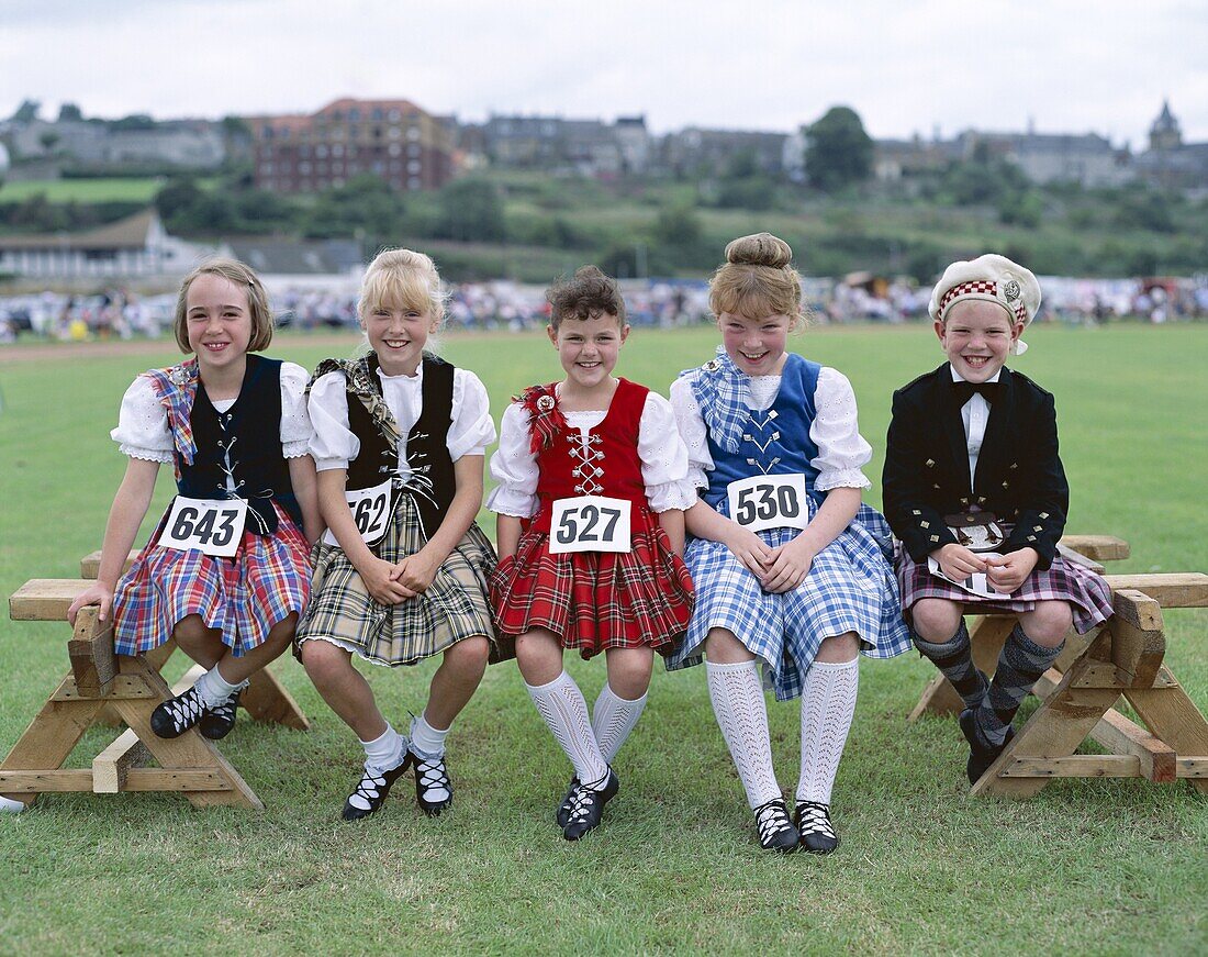 Children, Highlands, Scotland, Scottish Dancing Cos. Children, Costume, Dancing, Highlands, Holiday, Landmark, Scotland, United Kingdom, Great Britain, Scottish, Tourism, Travel, Va