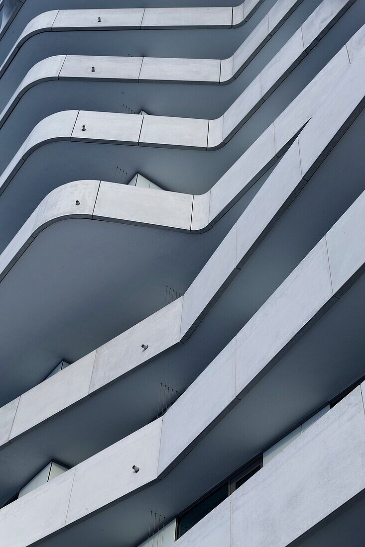 Marco Polo Tower, Architecture Detail, Hamburg