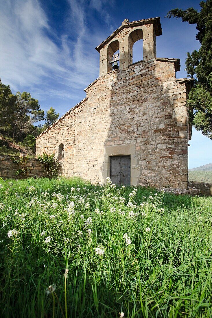 Sant Vicenç de Vilarasau, Mas de Sau, Santa Maria d´Oló, Bages, Catalunya, Spain