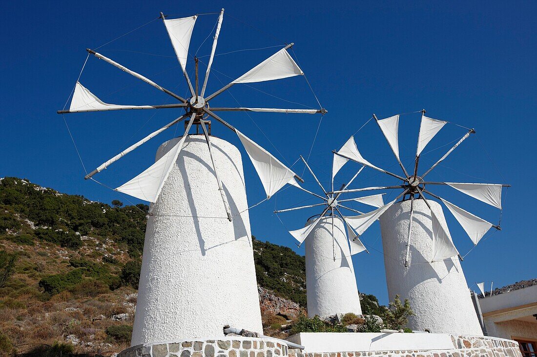 Windmills  Lasithi Plateau, Crete, Greece