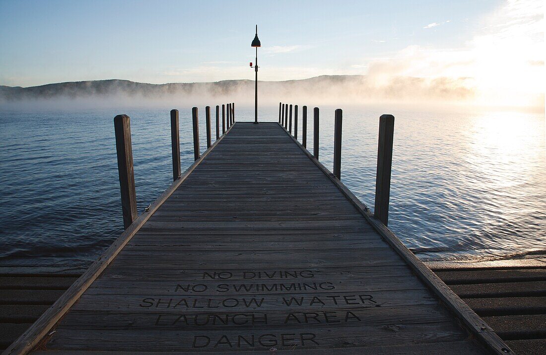 Wellington State Park - Newfound Lake in Bristol, New Hampshire USA