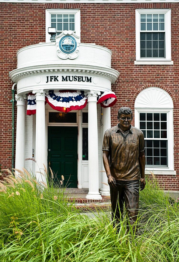 Exterior of the JFK Museum, Hyannis, Cape Cod, Massachusettes, USA
