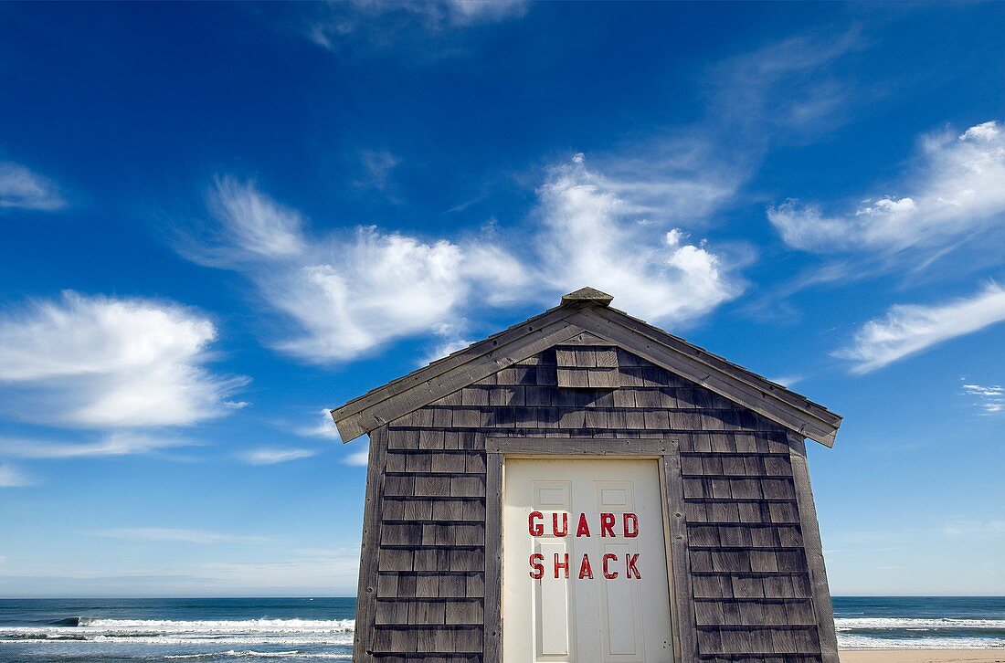 Lifeguard shack, Head of Meadow Beach, Truro, Cape Cod, MA