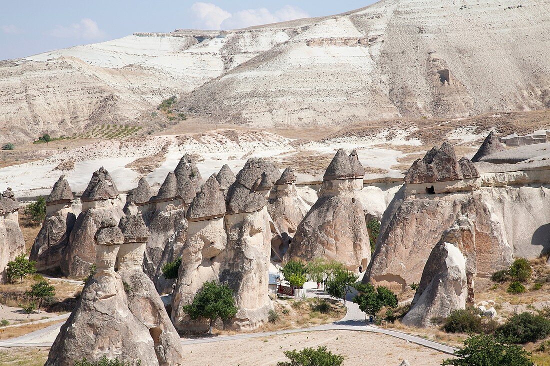 geological formations, area of zelve, landscape, cappadocia, anatolia, turkey, asia