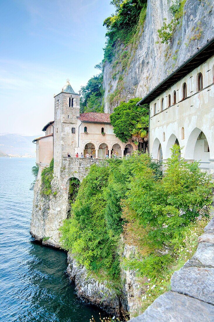 Eremo San Caterina del Sasso Lago Maggiore Italy