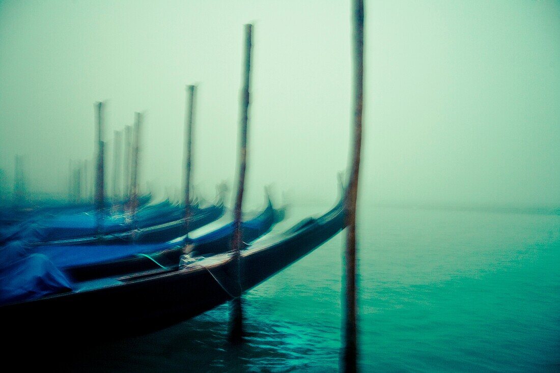 Romantic Gondolas, Venice, Italy