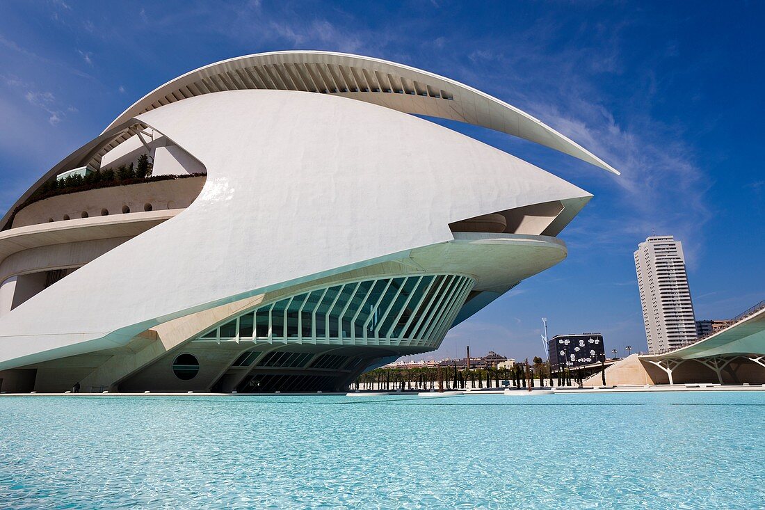 Queen Sofia Palace of the Arts, City of Arts and Sciences, Valencia, Comunidad Valenciana, Spain