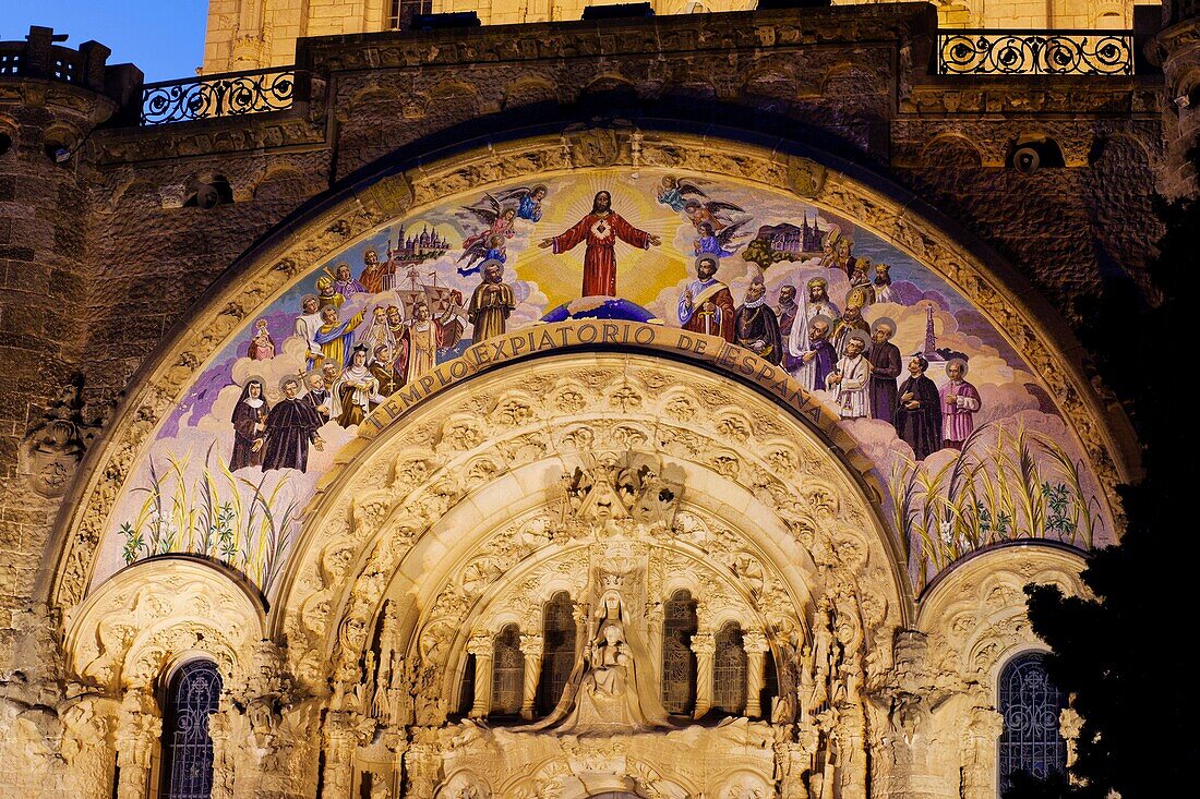 Templo Expiatorio del Tibidabo, Barcelona, Spain.