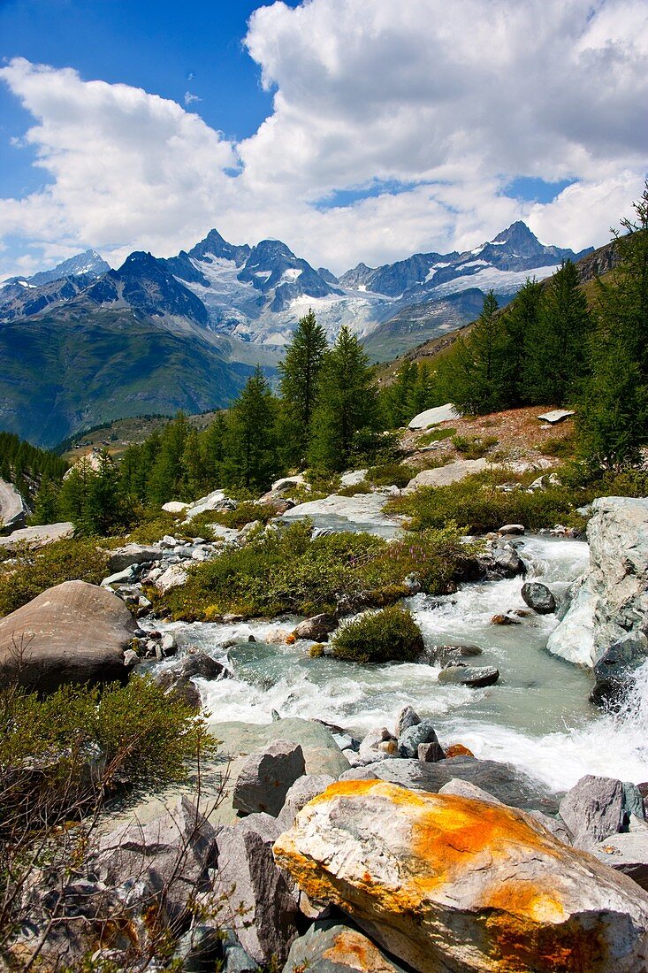 Alps around the Matterhorn, Switzerland