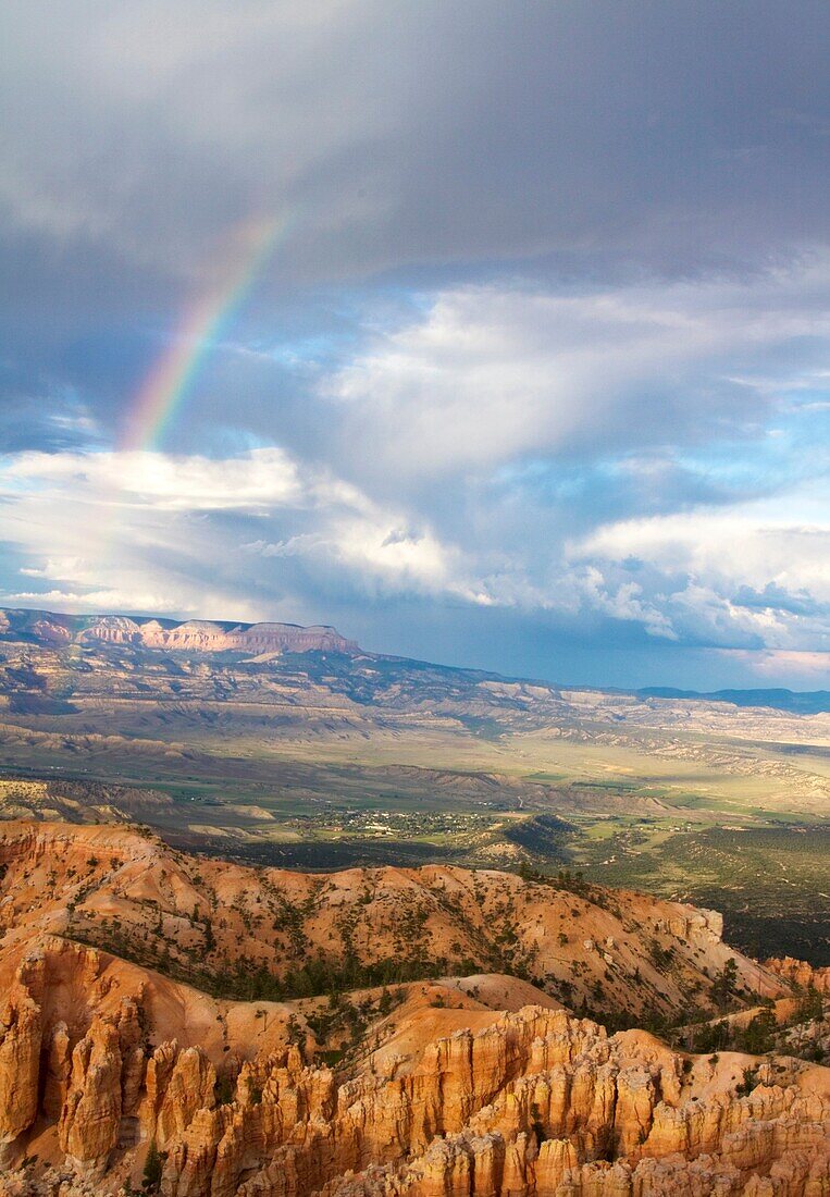 Double rainbow at Sunset Point in Bryce Canyon National Park