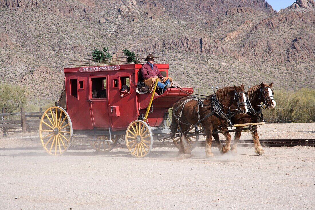Stagecoach front in Tucson
