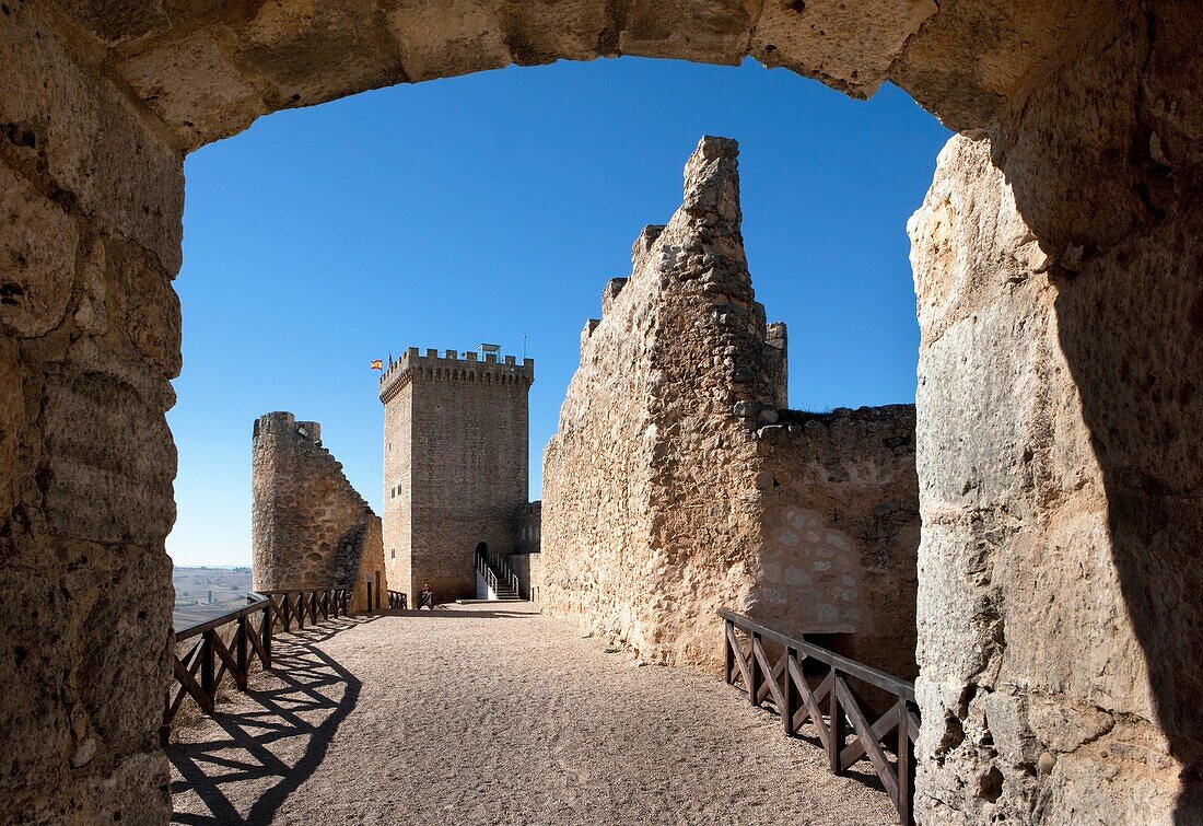 Castle of Pe±aranda de Duero. Burgos. Castilla y Le¾n. Spain. Europe.