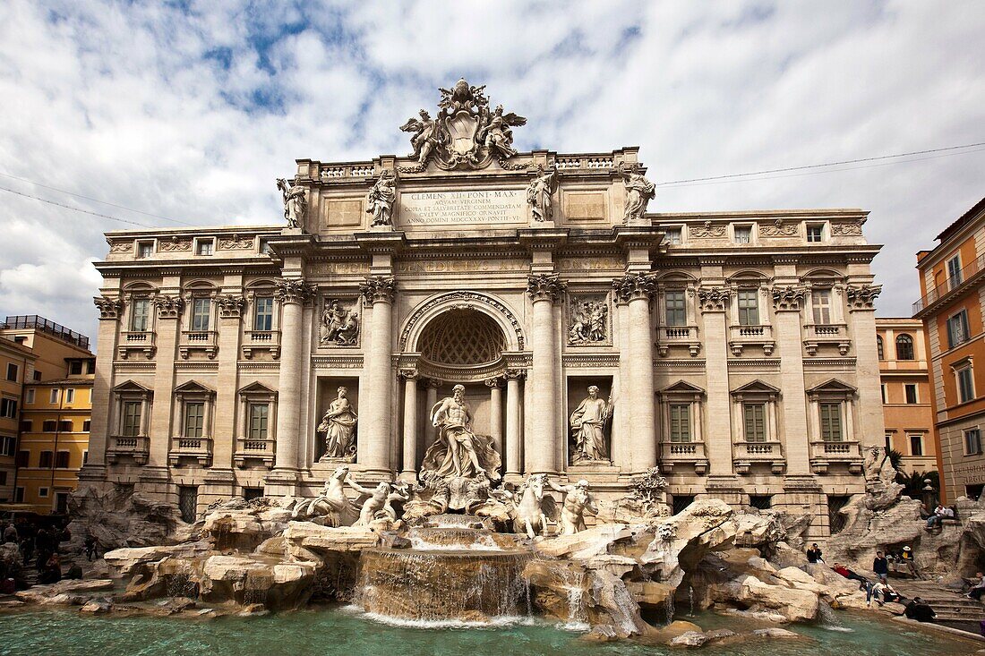 Trevi Fountain, Rome, Lazio, Italy, Europe