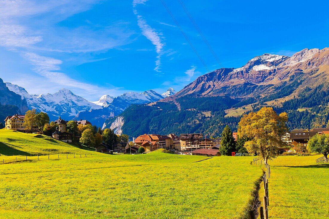 Wengen, Swiss Alps, Canton Bern, Switzerland