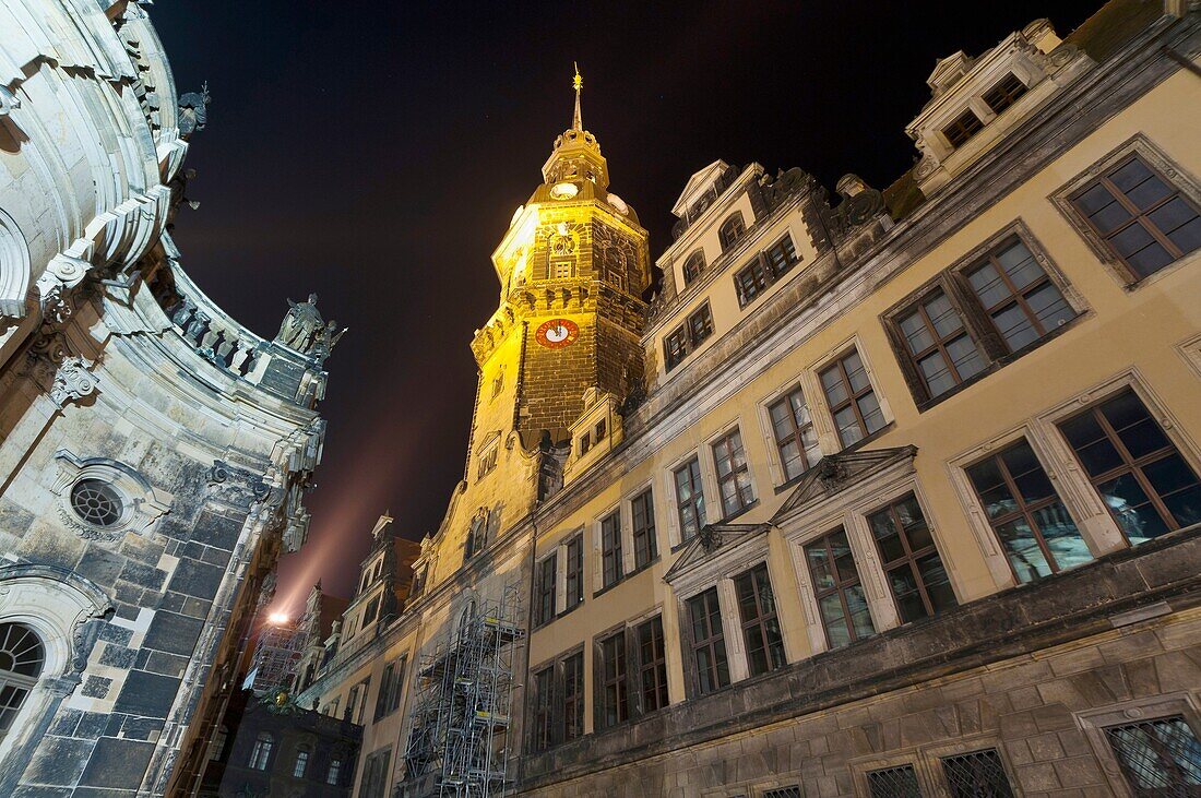 Hausmann Tower, Dresden, Saxony, Germany