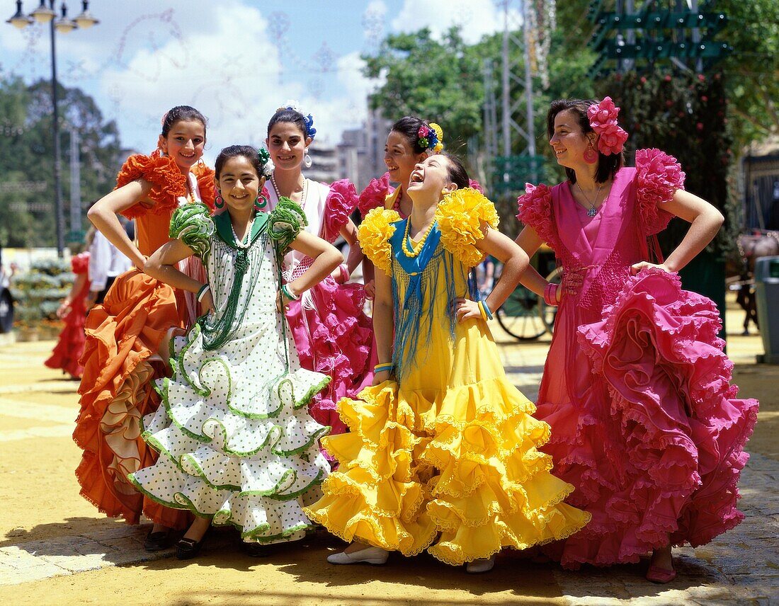 costume, dresses, Europe, european, fair, flamenco. Costume, Dresses, Europe, European, Fair, Flamenco, Holiday, Landmark, Outdoors, People, Seville, Seville fair, Spain, Europe, S
