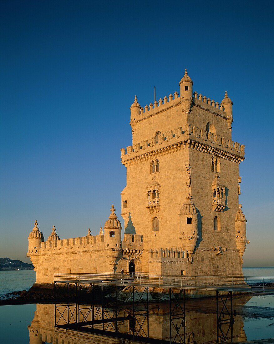 Belem, fortress, gothic, Lisbon, manueline, medieva. Belem, Fortress, Gothic, Holiday, Landmark, Lisbon, Manueline, Medieval, Portugal, Europe, River, Tagus, Tourism, Tower, Travel