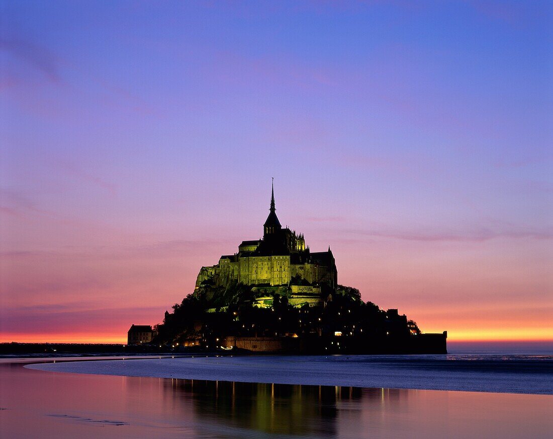 castle, Europe, France, Michel, mont, Mont St. Mich. Castle, France, Europe, Holiday, Landmark, Michel, Mont, Normandy, Sunset, Tourism, Travel, Vacation