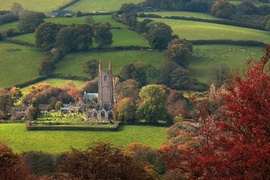 Dartmoor National Park, Devon, England, Widecombe in the Moor