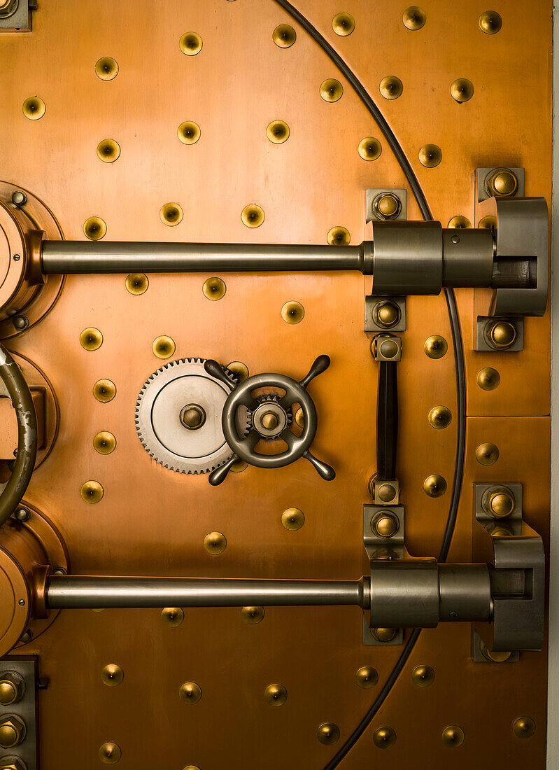 Tumbler on a Vault Door, Chicago, Illinois, USA