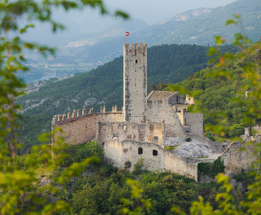 Ruins of Drena castle, Trento, Trentino, Italy