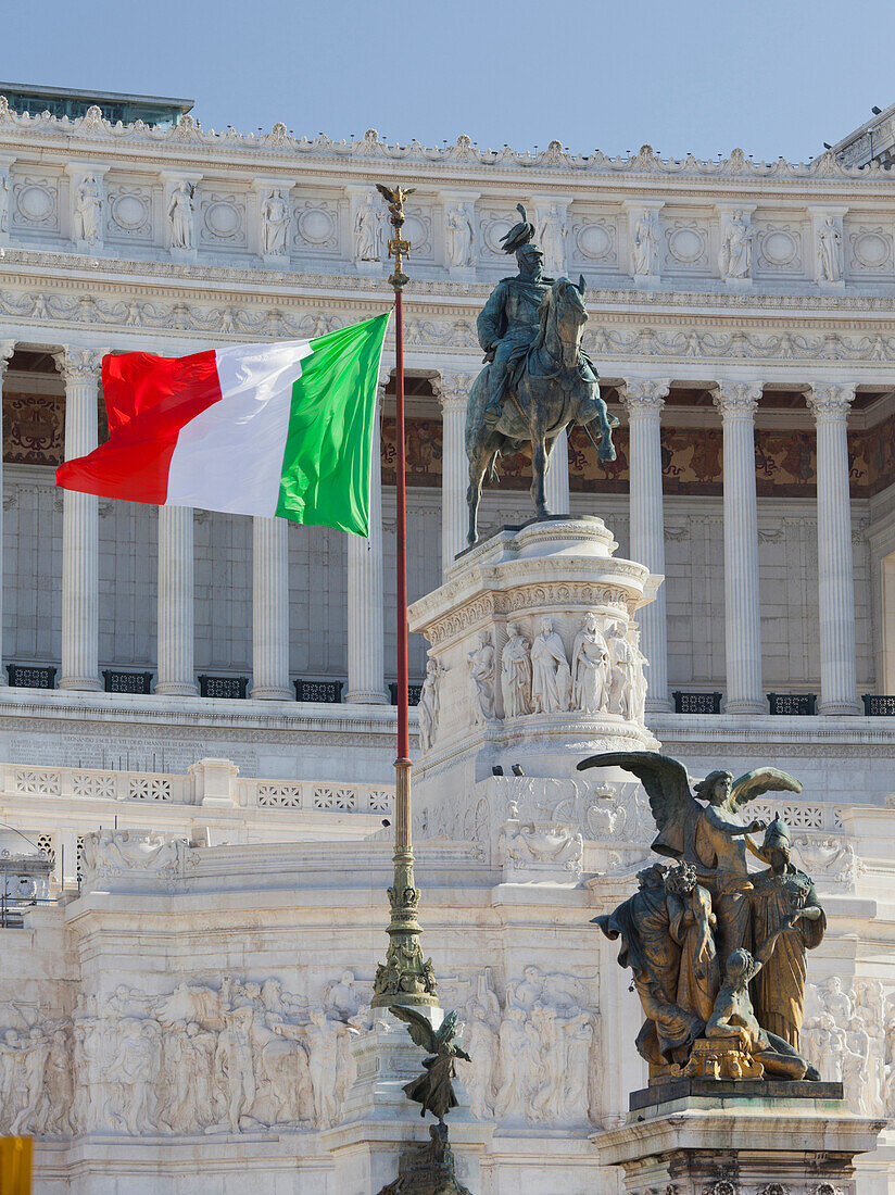 Natinal Monument Monumento Vittorio Emanuele II, Piazza Venezia, Rome, Lazio, Italy