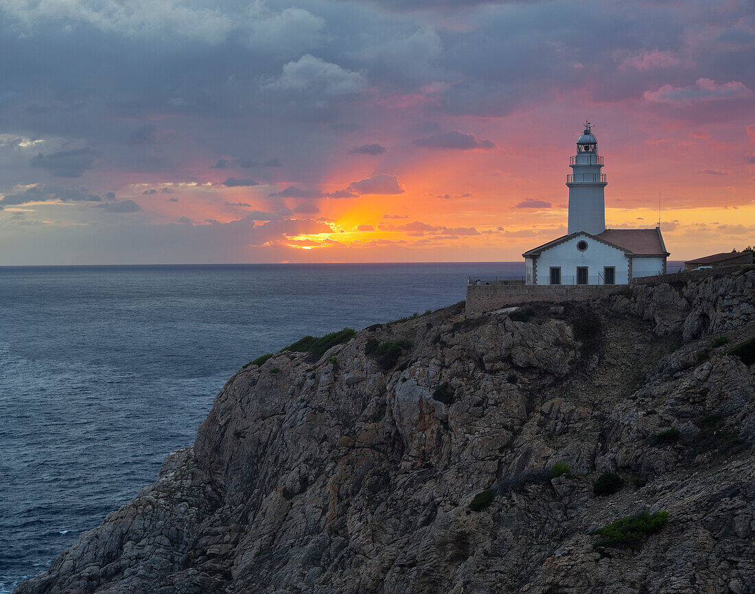 Faro de Capdepera, Punta de Capdepera, Capdepera, Majorca, Spain