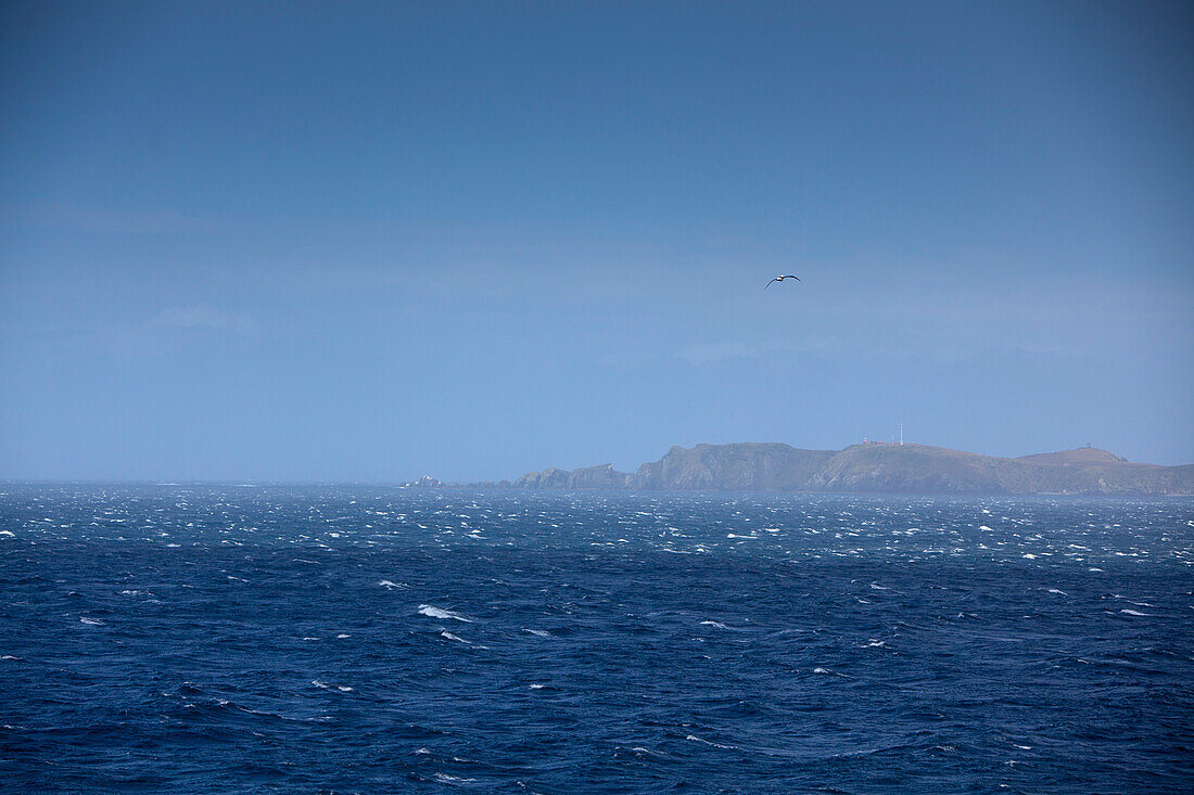 Rauhe See in der Drake Passage vor Kap Hoorn, Blick von an Bord Kreuzfahrtschiff MS Deutschland, Reederei Peter Deilmann, nahe Kap Hoorn, Magallanes y de la Antartica Chilena, Patagonien, Chile, Südamerika