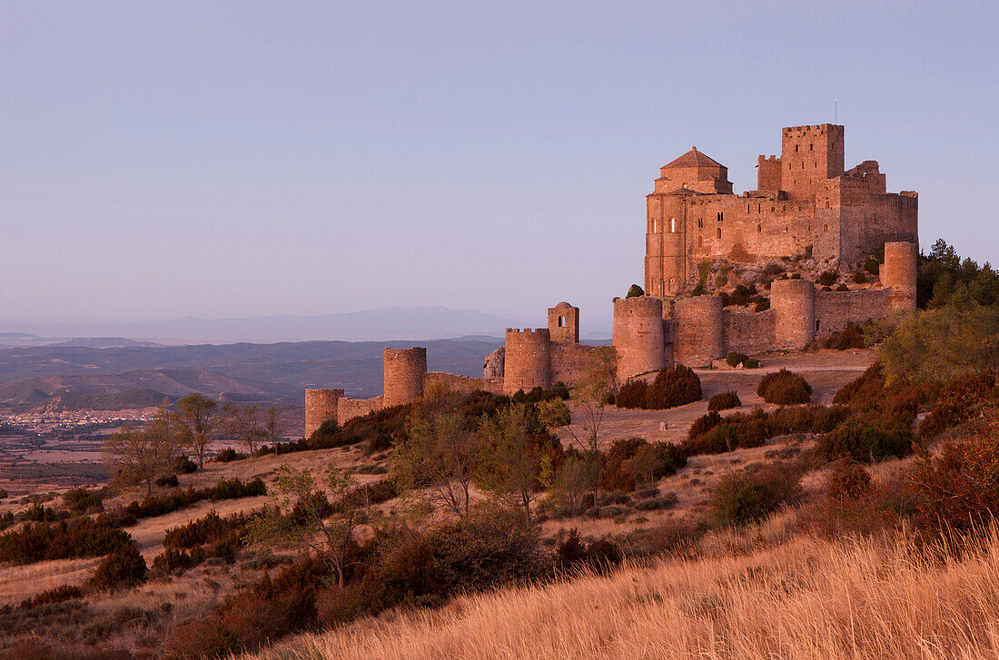 Castillo de Loarre, castle, between 12th till 13th century, provinz of Huesca, Aragon, Northern Spain, Spain, Europe