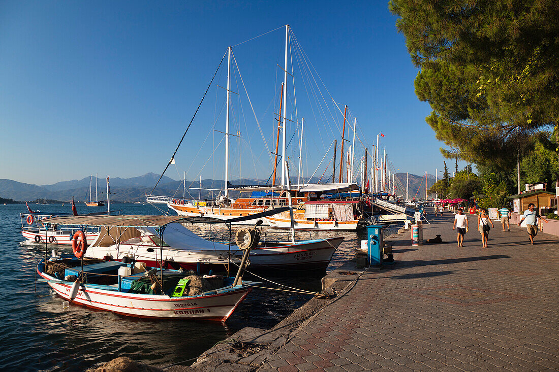 Fethiye Yachthafen, lykische Küste, Mittelmeer, Türkei