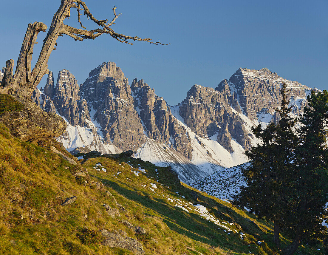 Kalkkoegel from Salfains, Stubai Alps, Tyrol, Austria