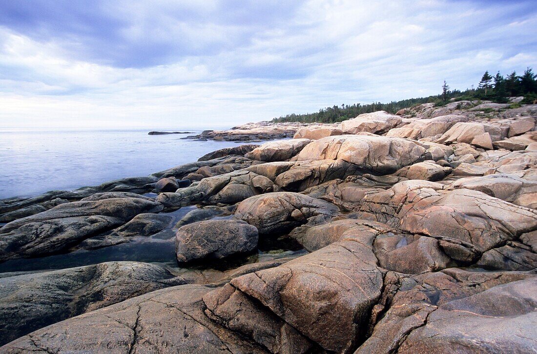 Cap de Bon-Desir, Parc National de Saguenay-St  Lawrence, Quebec, Canada