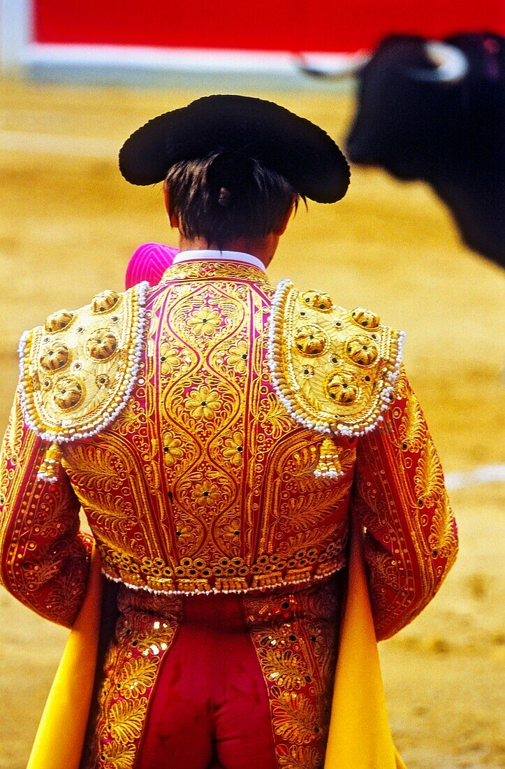 Bullfight at the Plaza de Toros, Granada, Andalusia, Spain, Europe