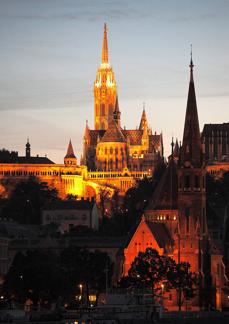 Hungary, Budapest, Matthias Church, Fishermen's Bastion