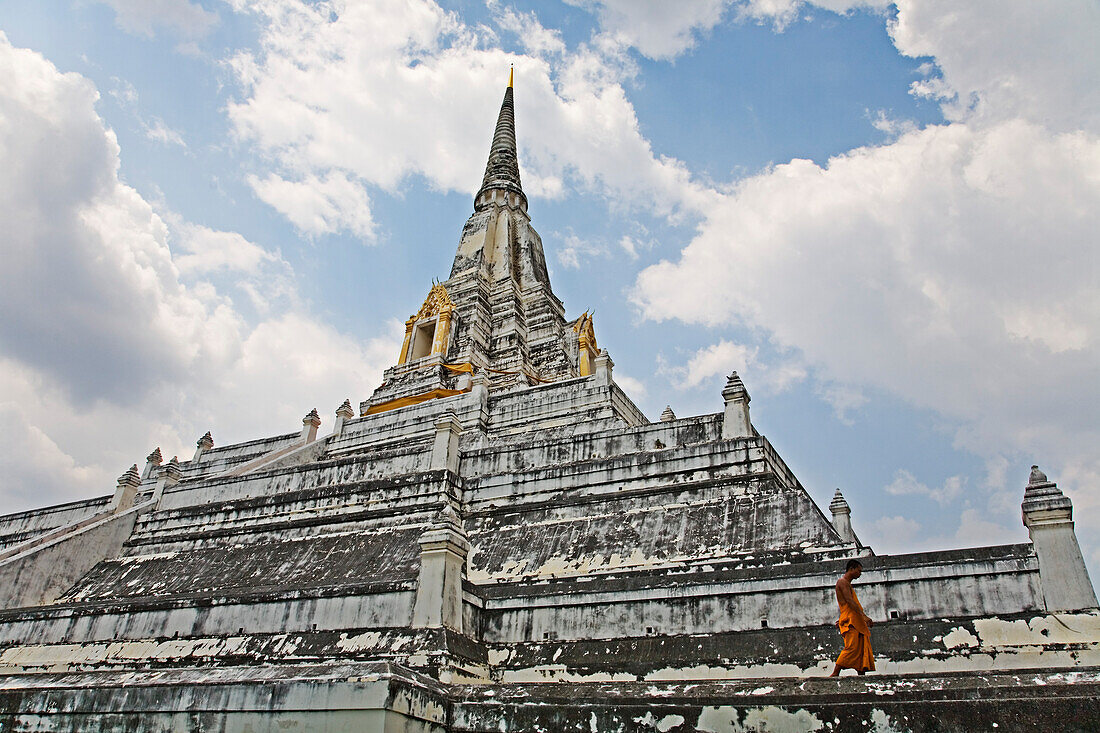 Monk in Ayuthaya, Thailand