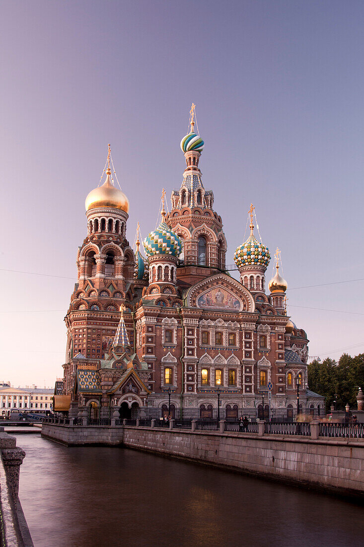 Rusia, San Petersburg City, Church of the Savior on Spilled Blood and Gribodeyova Canal