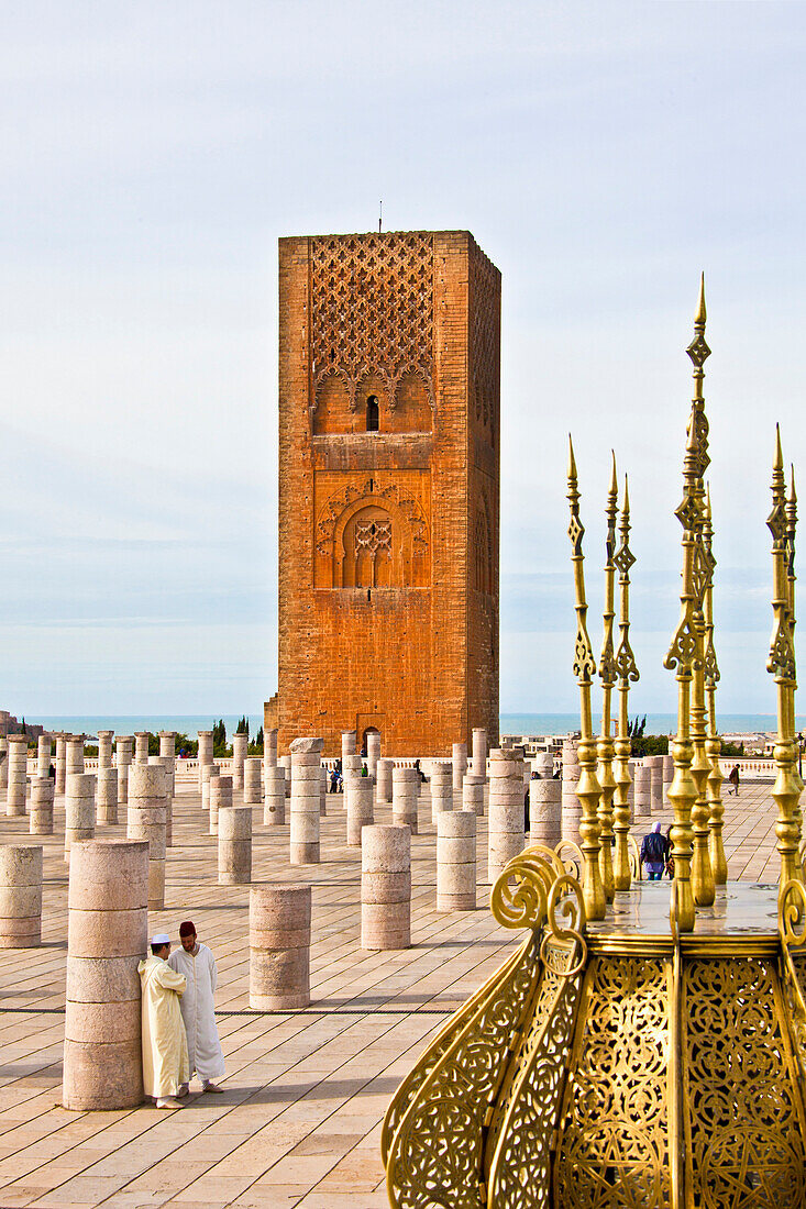 Morocco-Rabat City-Hassan Tower