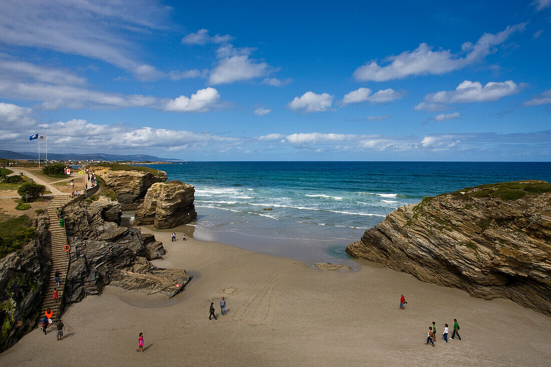 Spain-September 2009 Galicia Region Catedrales Beach