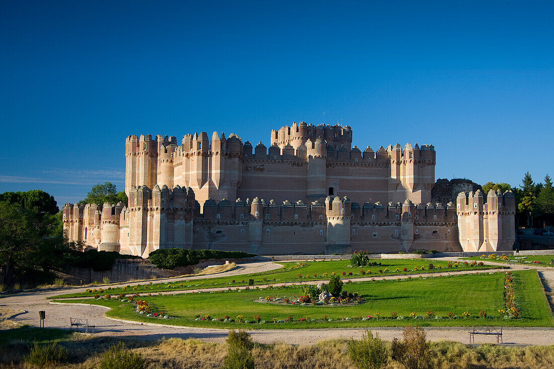 Spain-September 2009 Castilla and Leon Region Coca City Coca Castle