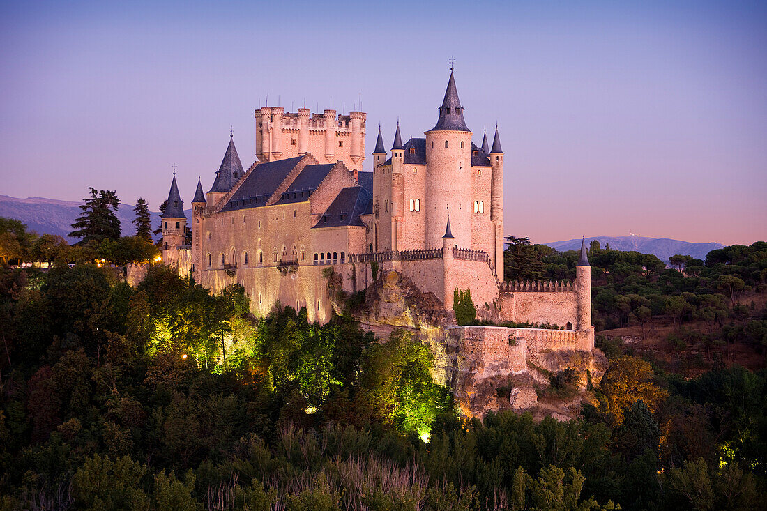 Spain-September 2009 Castilla and Leon Region Segovia City El Alcazar Castle (W.H.)